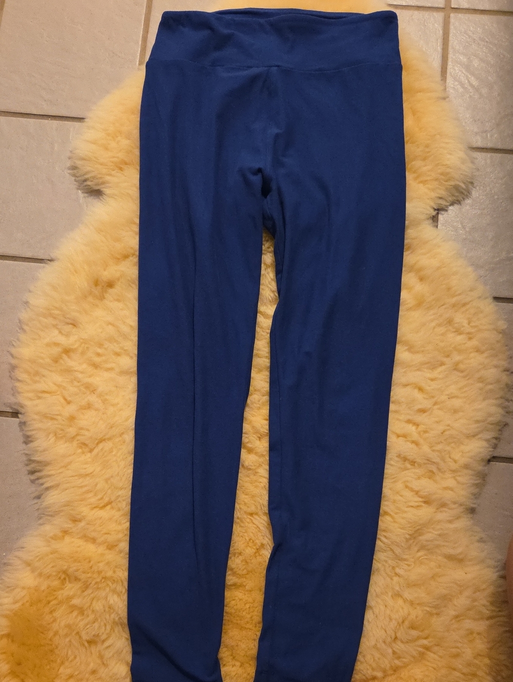 Navy Blue Stretch Leggings